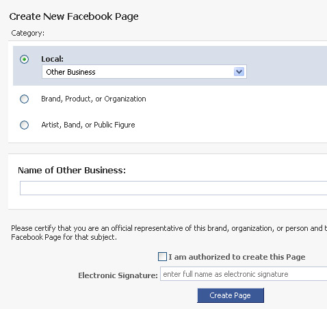 създаване фейсбук facebook страница