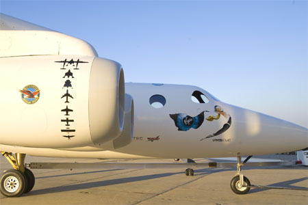 virgin galactic whiteknighttwo космически самолет