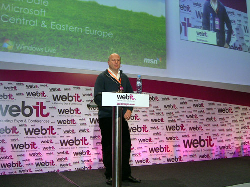 Алекс Дейл от Microsoft на Webit webit alex dale microsoft алекс дейл