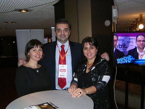 Кремена Методиева, Тодор Христов и Цветана Методиева на Webit 2010 кремена методиева, цветана методиева, тодор христов, webit