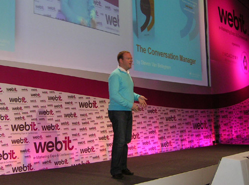 Стивън ван Белегем презентира на Webit стивън ван белегем webit