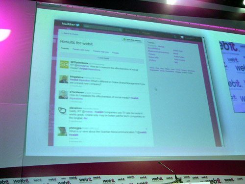 Въпроси и отговори през Twitter на Webit 2010 twitter webit 2010