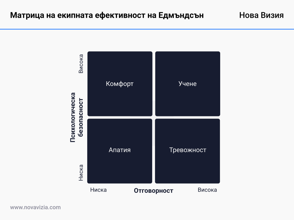 Матрица на екипната ефективност на Едмъндсън Матрица на екипната ефективност на Едмъндсън